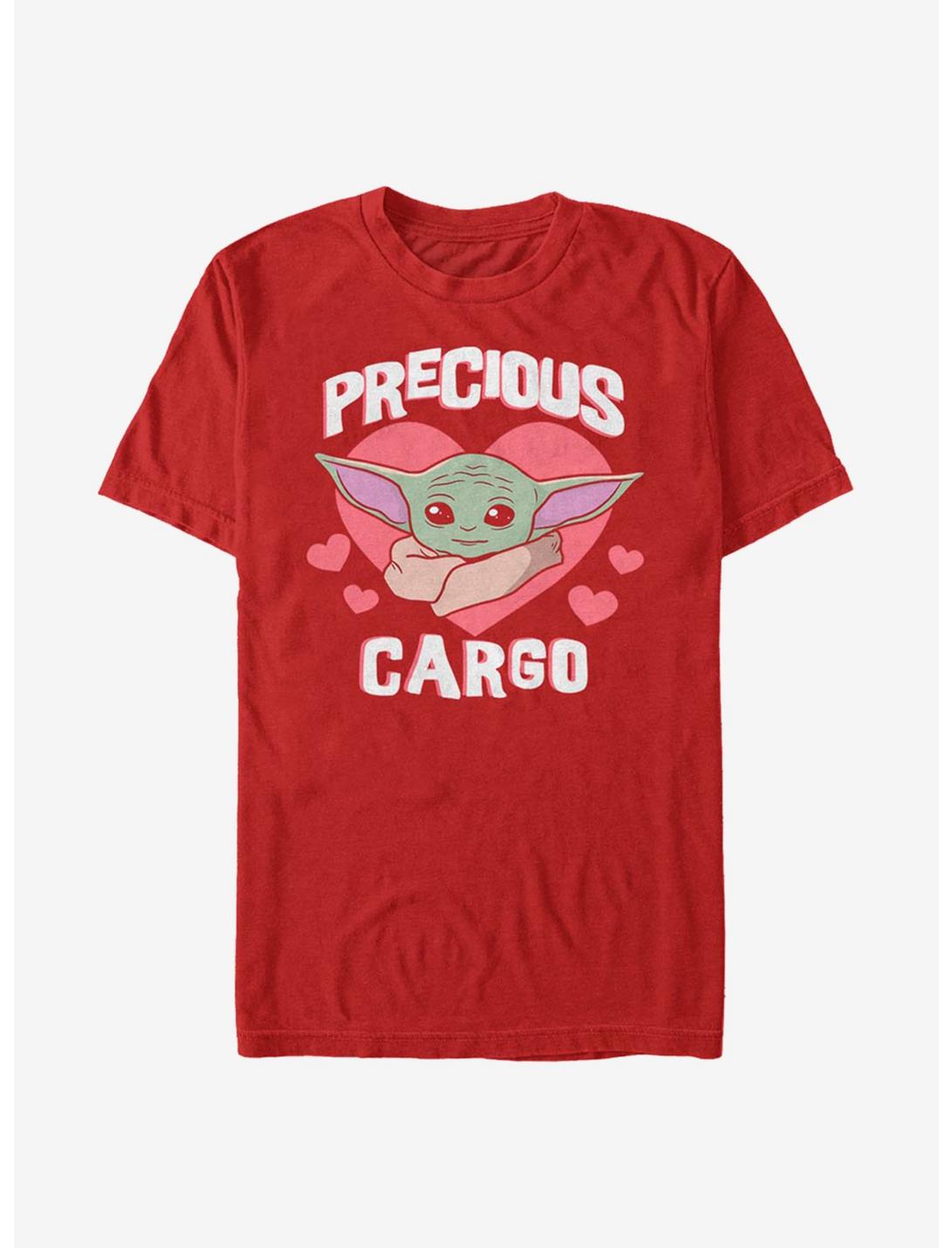Star Wars The Mandalorian Precious Cargo The Child T-Shirt, RED, hi-res