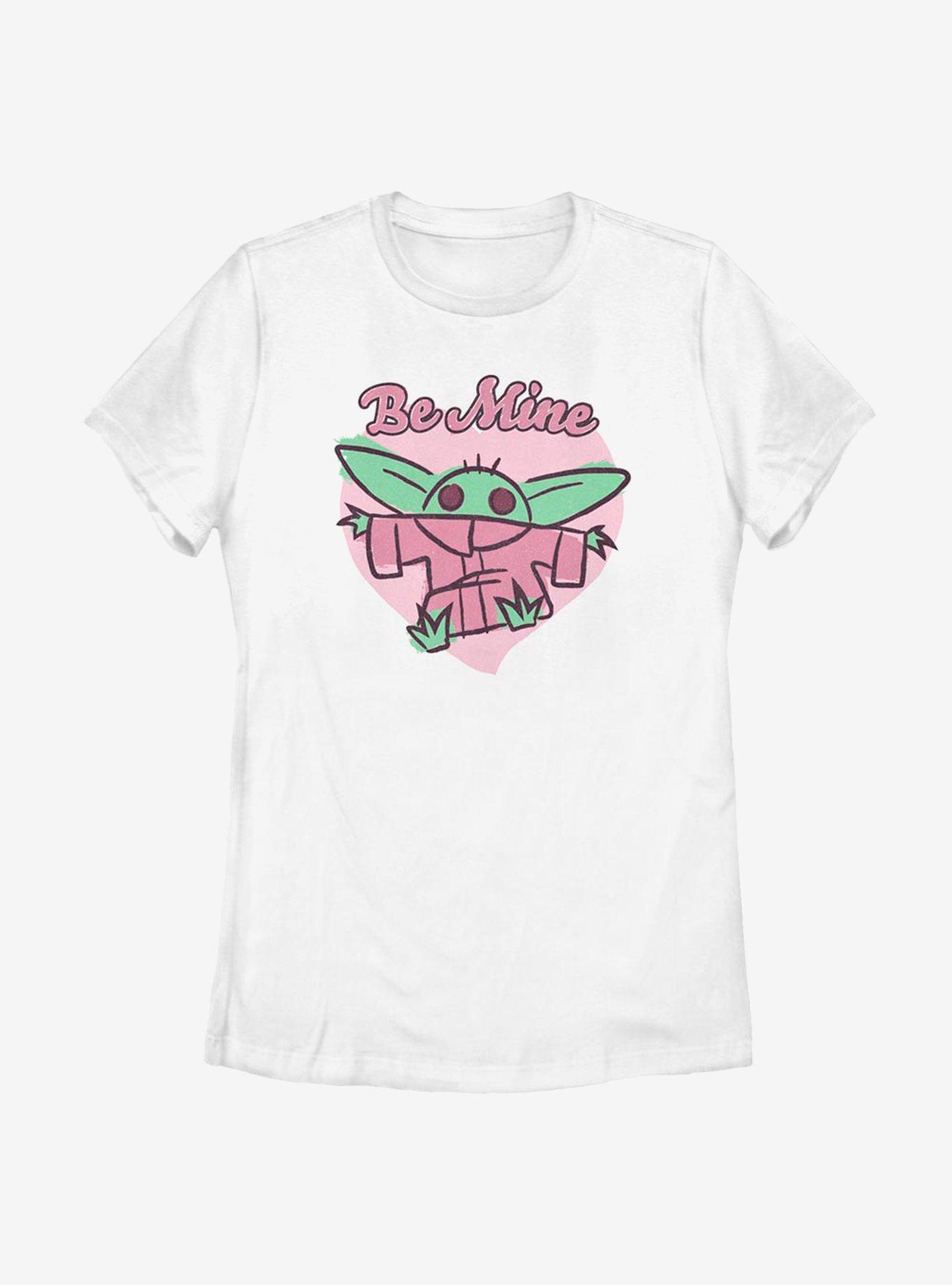 Star Wars The Mandalorian Be Mine The Child Womens T-Shirt, , hi-res