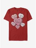 Star Wars Candy Hearts T-Shirt, RED, hi-res