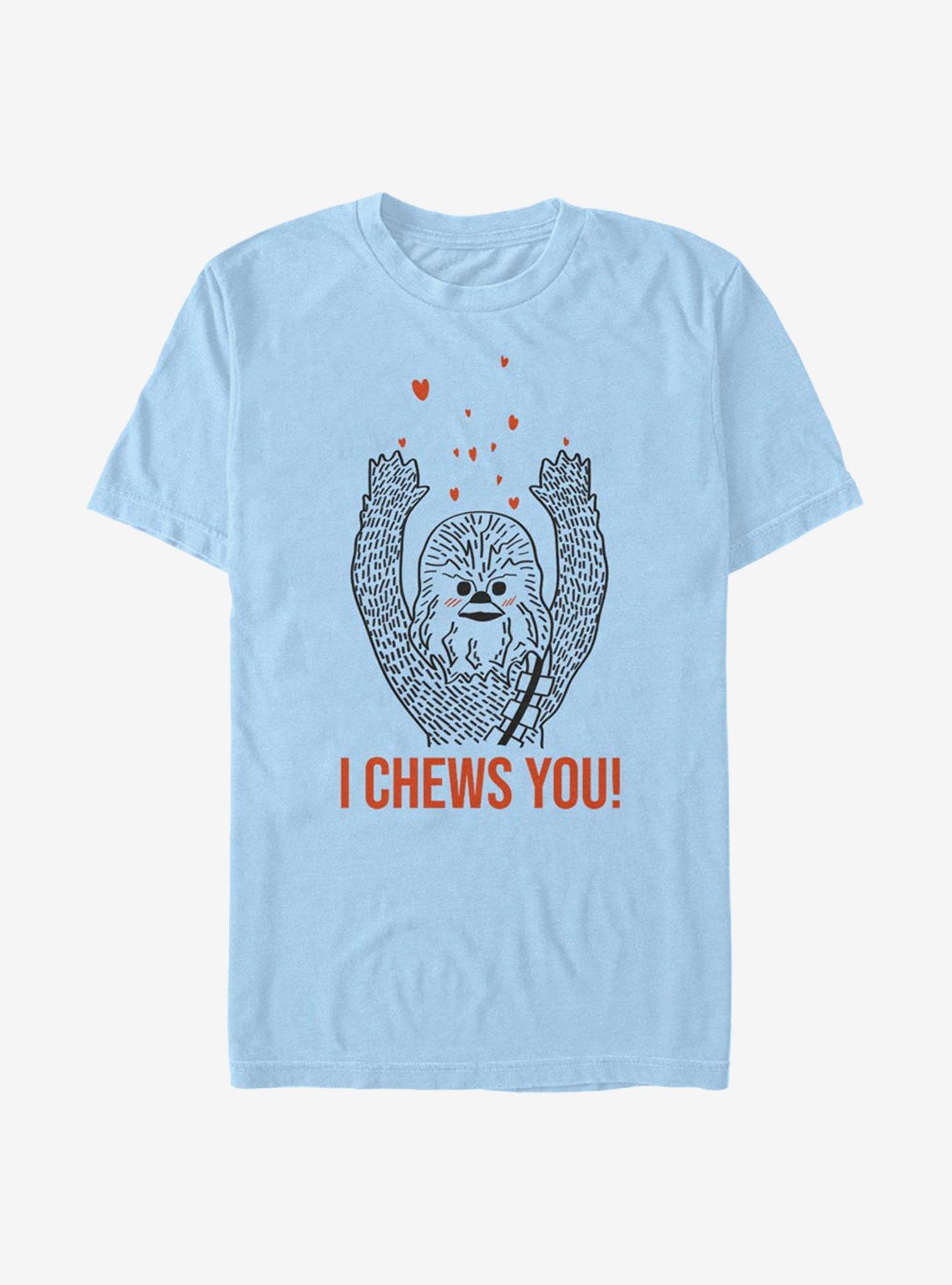 Star Wars I Chews You Chewie T-Shirt, LT BLUE, hi-res