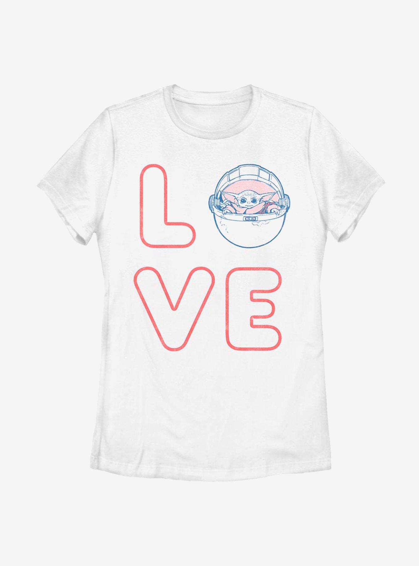 Star Wars The Mandalorian The Child Love Stack Womens T-Shirt, , hi-res