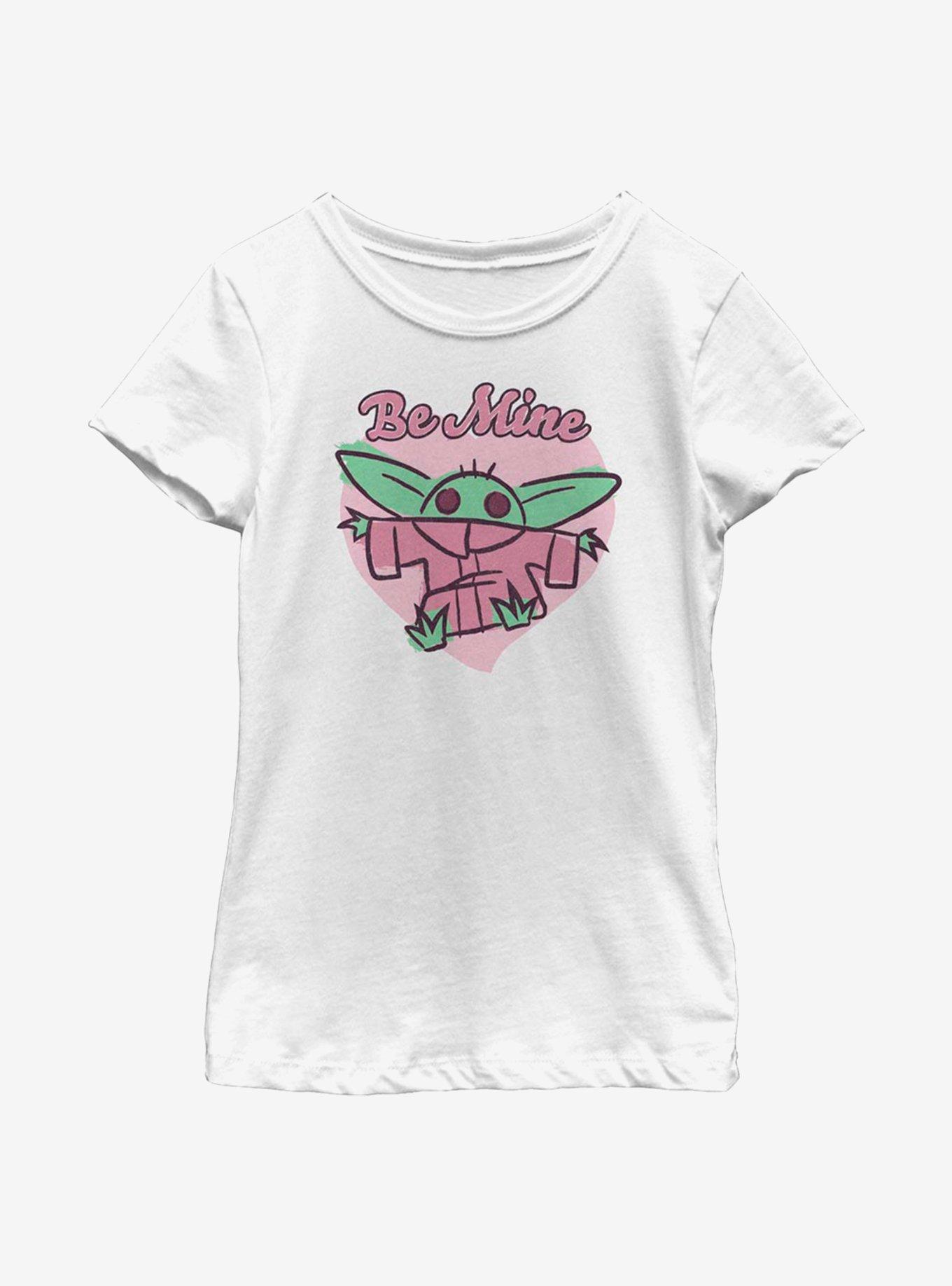 Star Wars The Mandalorian Be Mine The Child Youth Girls T-Shirt, , hi-res