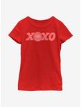 Star Wars The Mandalorian XOXO The Child Youth Girls T-Shirt, RED, hi-res