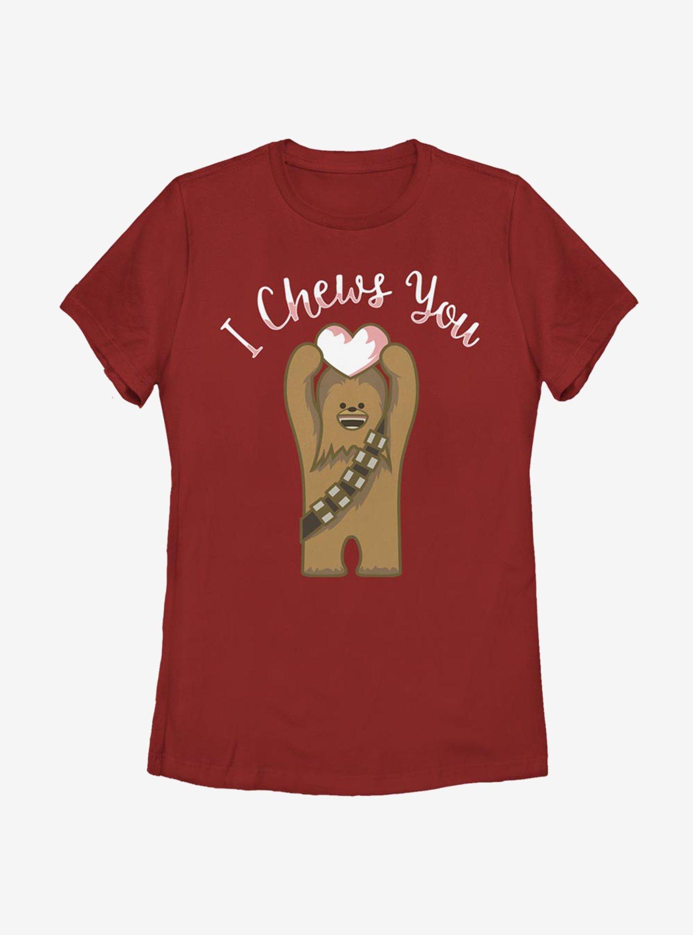 Star Wars Chewie Chewse You Womens T-Shirt, RED, hi-res