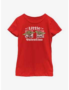 Star Wars The Mandalorian The Child Little Valentine Youth Girls T-Shirt, , hi-res