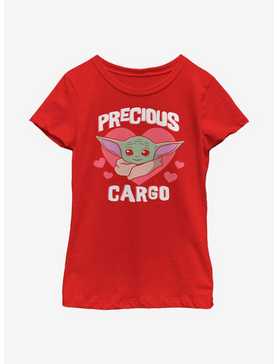 Star Wars The Mandalorian Precious Cargo The Child Youth Girls T-Shirt, , hi-res