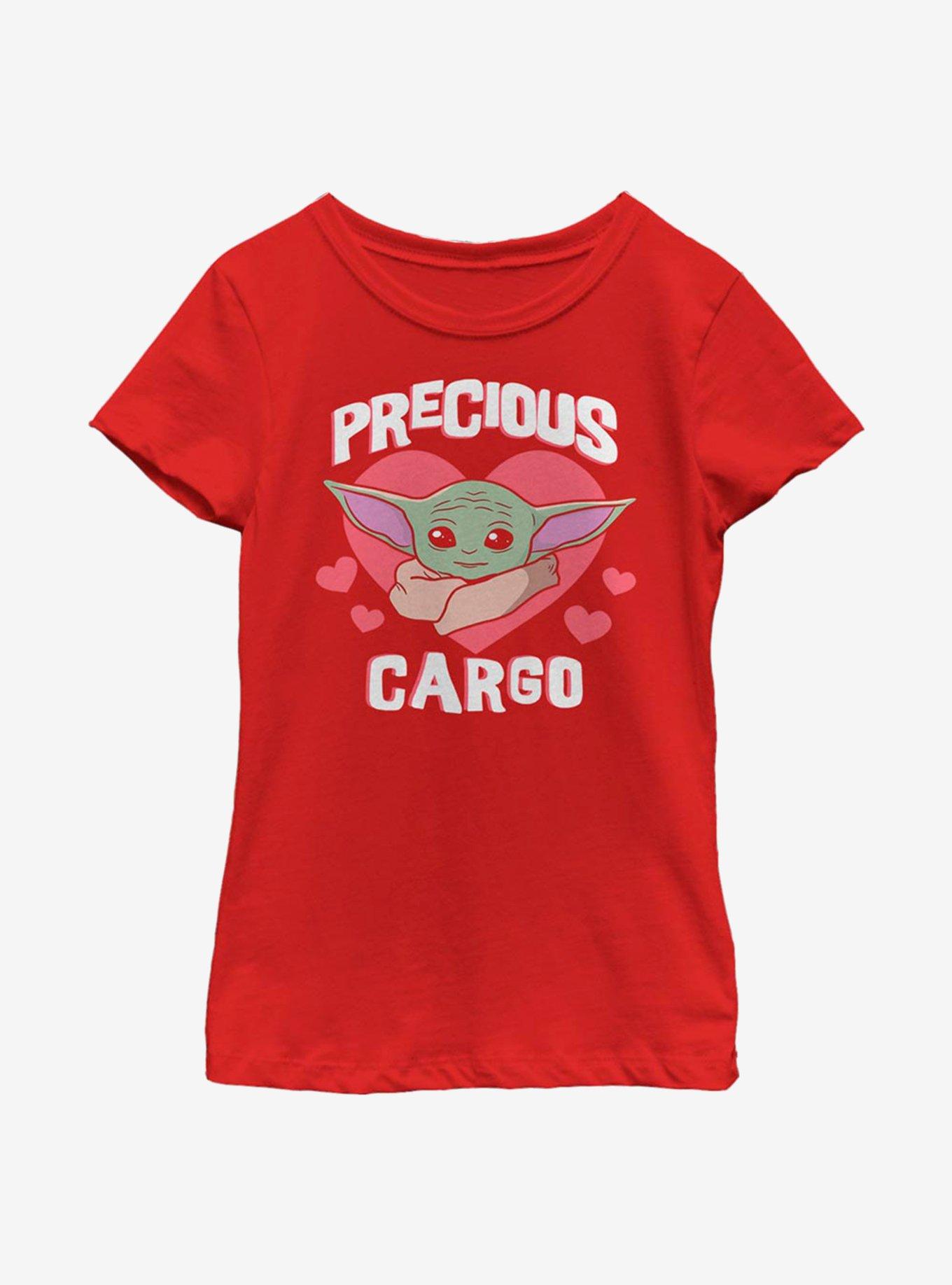 Star Wars The Mandalorian Precious Cargo The Child Youth Girls T-Shirt, , hi-res