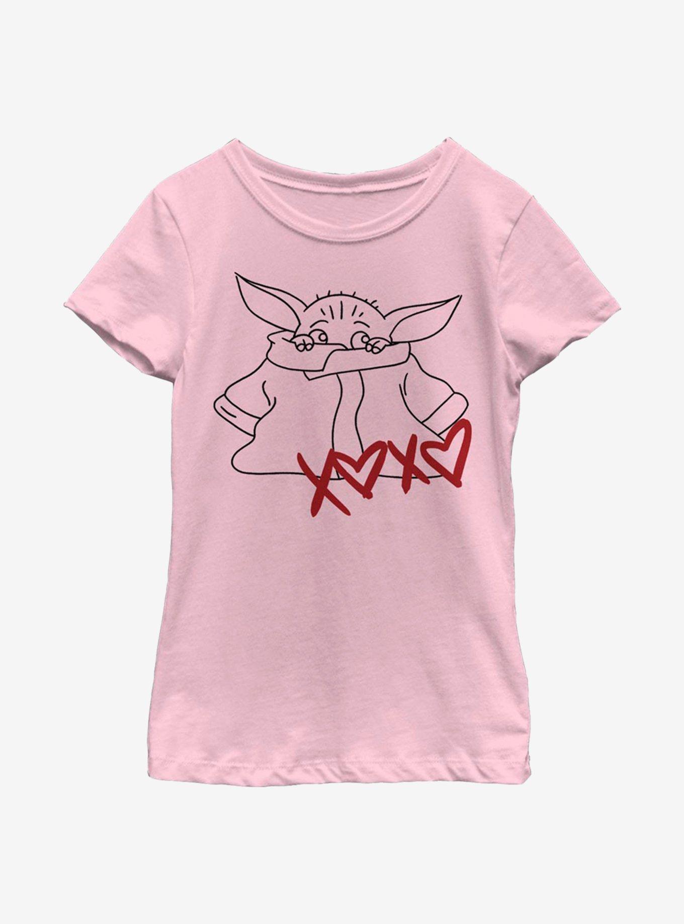 Star Wars The Mandalorian The Child XOXO Youth Girls T-Shirt, , hi-res