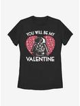 Star Wars Darth Vader Valentine Womens T-Shirt, BLACK, hi-res