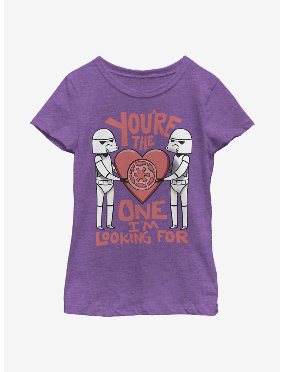 Star Wars Droid Looking For Youth Girls T-Shirt, PURPLE BERRY, hi-res