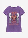 Star Wars Droid Looking For Youth Girls T-Shirt, PURPLE BERRY, hi-res