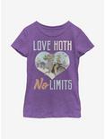 Star Wars Hoth Love Youth Girls T-Shirt, PURPLE BERRY, hi-res
