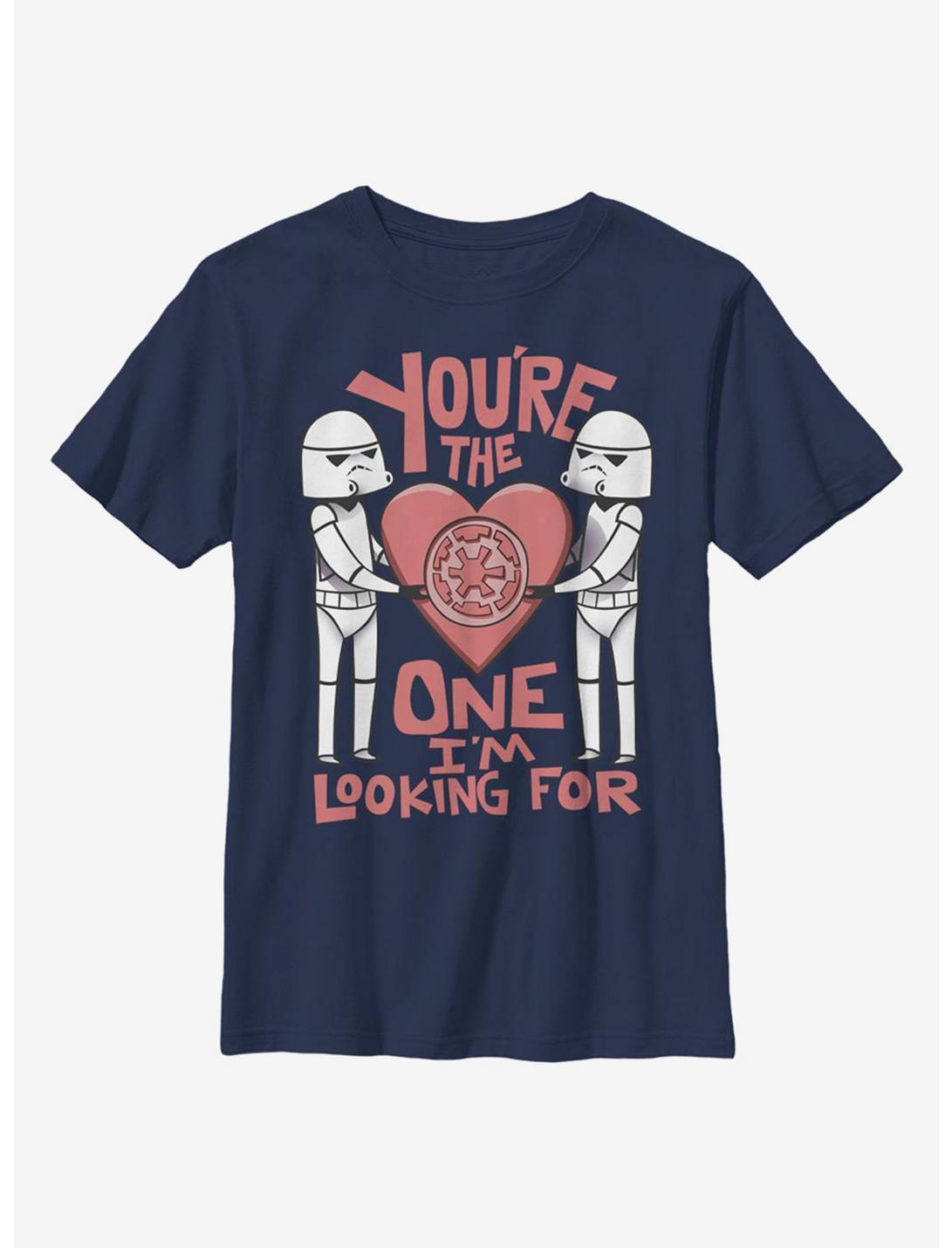 Star Wars Droid Looking For Youth T-Shirt, NAVY, hi-res