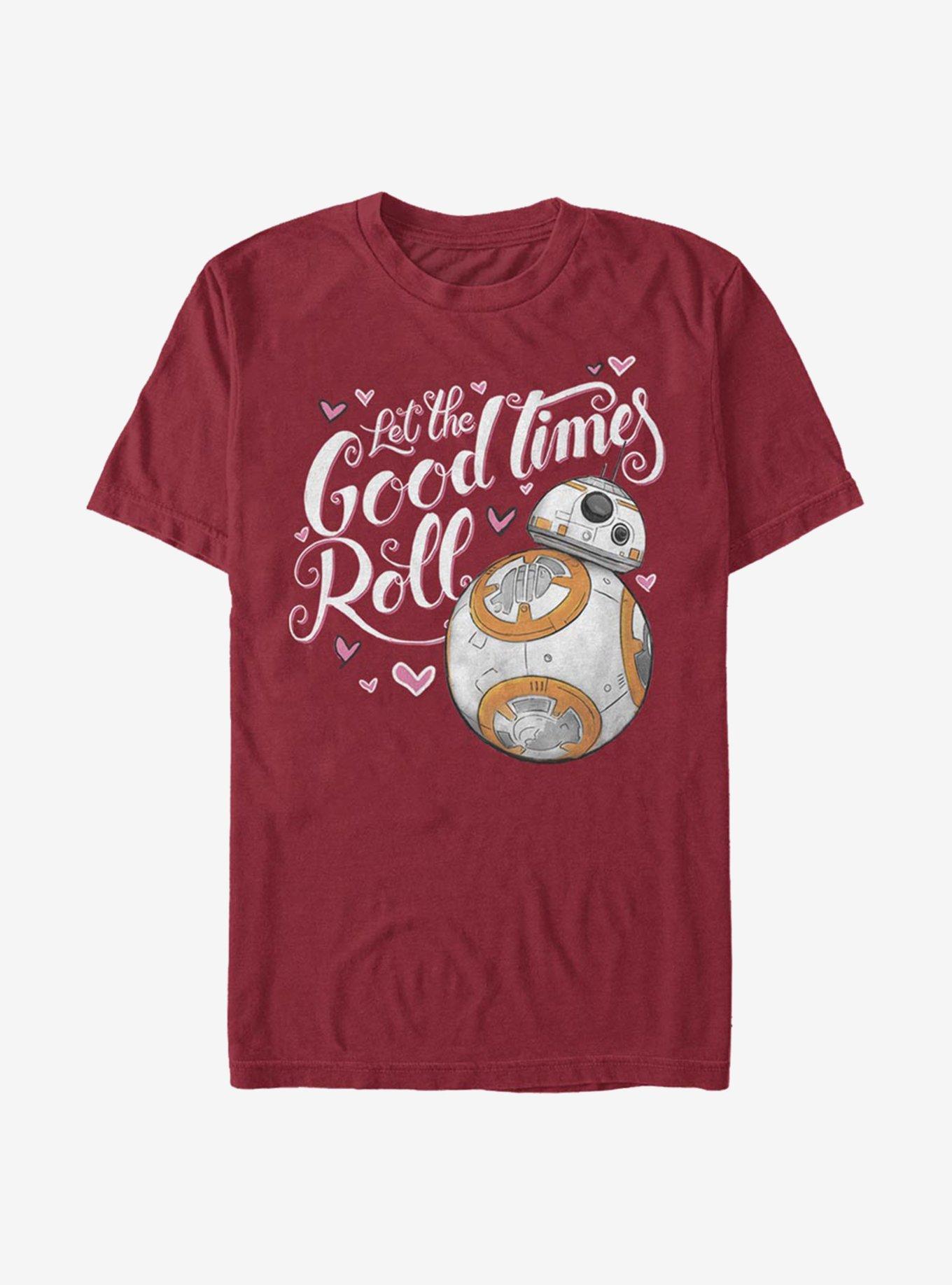 Star Wars Good Times Heart T-Shirt, CARDINAL, hi-res