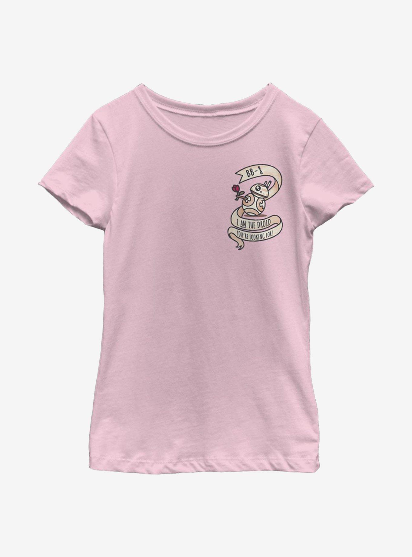 Star Wars BB-8 Droid Valentine Youth Girls T-Shirt, , hi-res