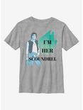 Star Wars Han Solo Her Scoundrel Youth T-Shirt, ATH HTR, hi-res