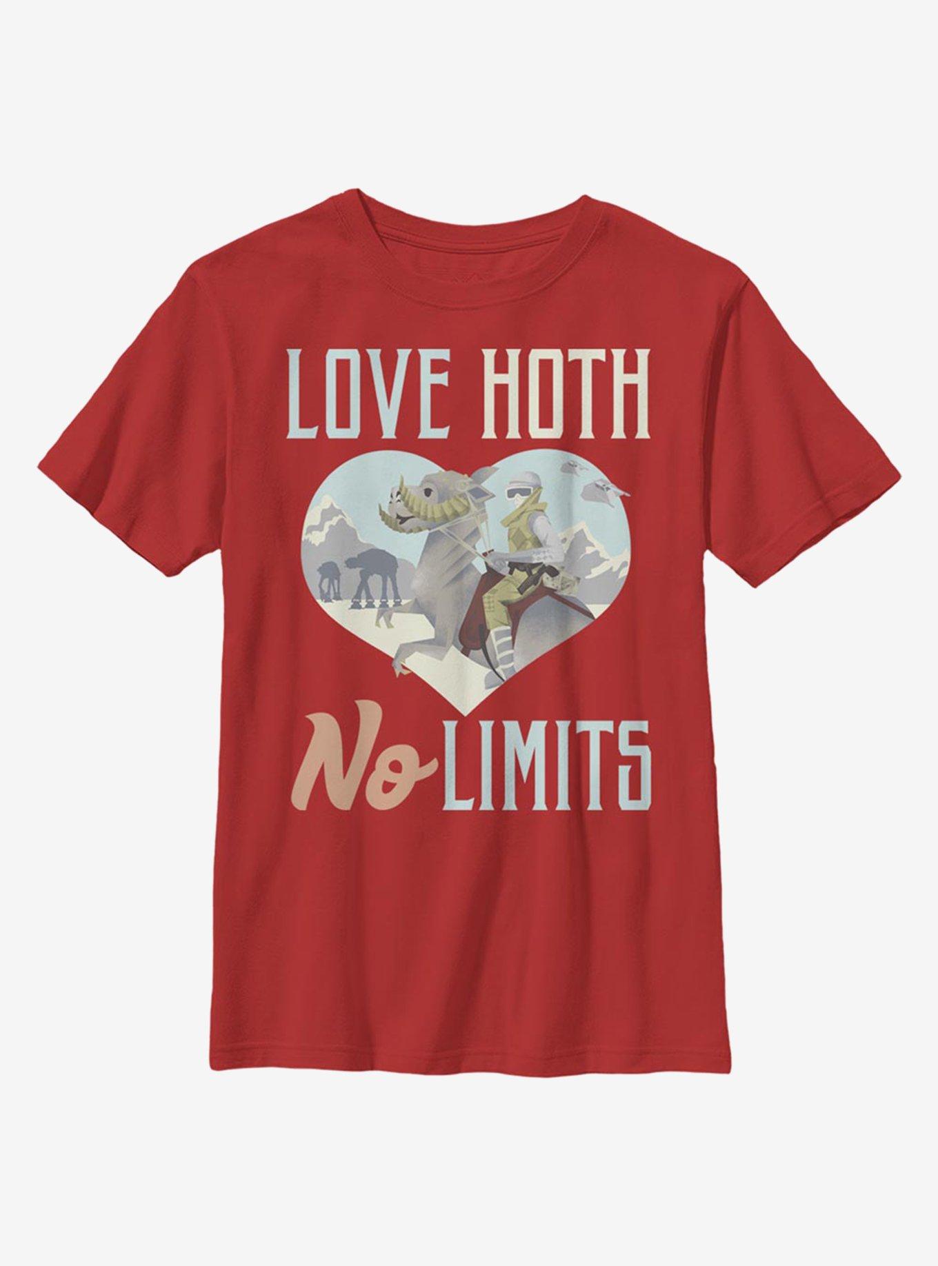 Star Wars Hoth Love Youth T-Shirt, RED, hi-res