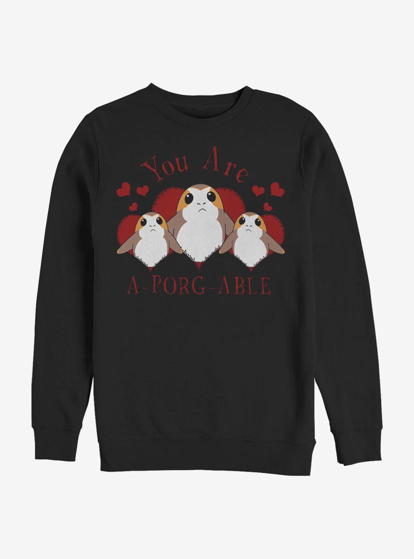 Star Wars A-Porg-Able Sweatshirt, BLACK, hi-res