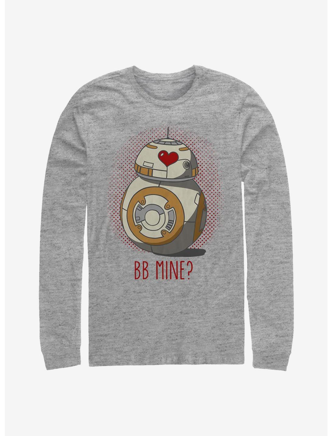 Star Wars BB-8 Mine Long-Sleeve T-Shirt, ATH HTR, hi-res