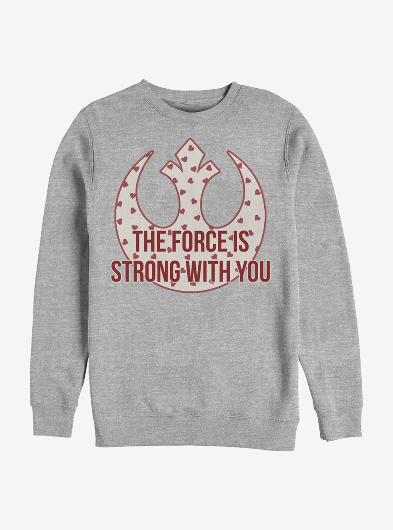 Star Wars Strong Heart Force Sweatshirt, ATH HTR, hi-res