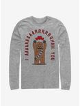 Star Wars Chewie Arrgghs You Long-Sleeve T-Shirt, ATH HTR, hi-res