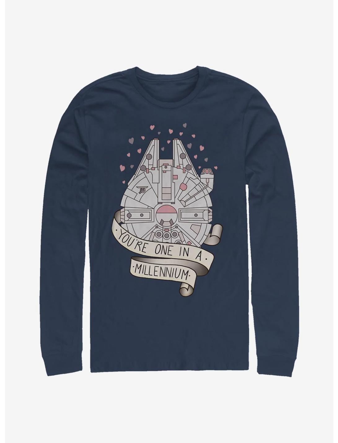 Star Wars One In A Millenium Long-Sleeve T-Shirt, NAVY, hi-res