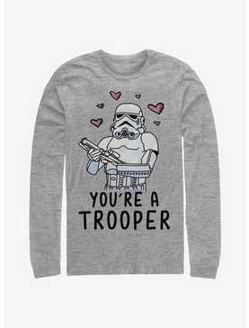 Star Wars Trooper Love Long-Sleeve T-Shirt, , hi-res