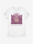 Star Wars Ewok My World Womens T-Shirt, WHITE, hi-res