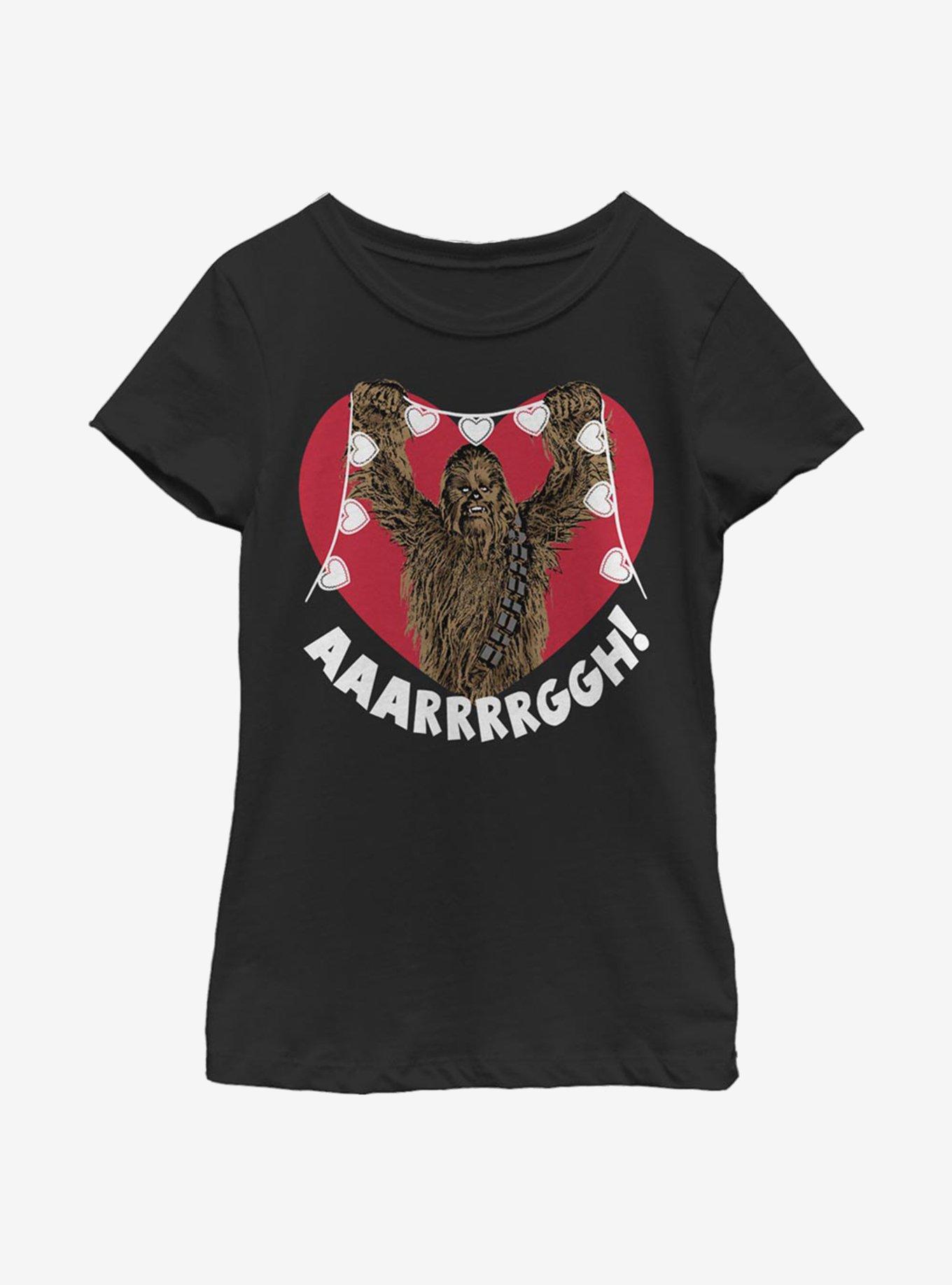 Star Wars Chewie Crafting Hearts Youth Girls T-Shirt, , hi-res