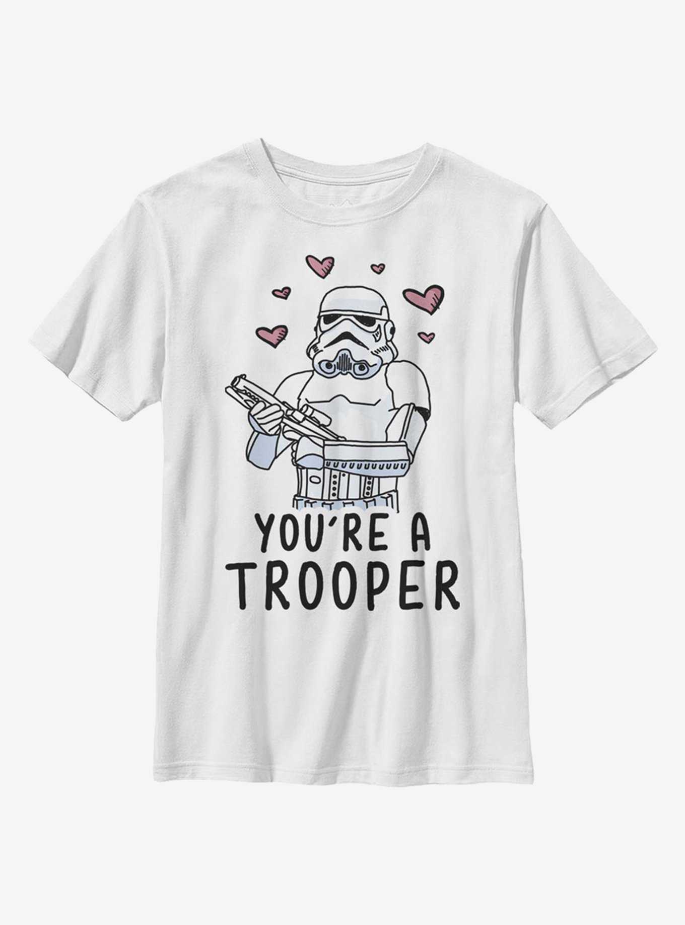 Star Wars Trooper Love Youth T-Shirt, , hi-res