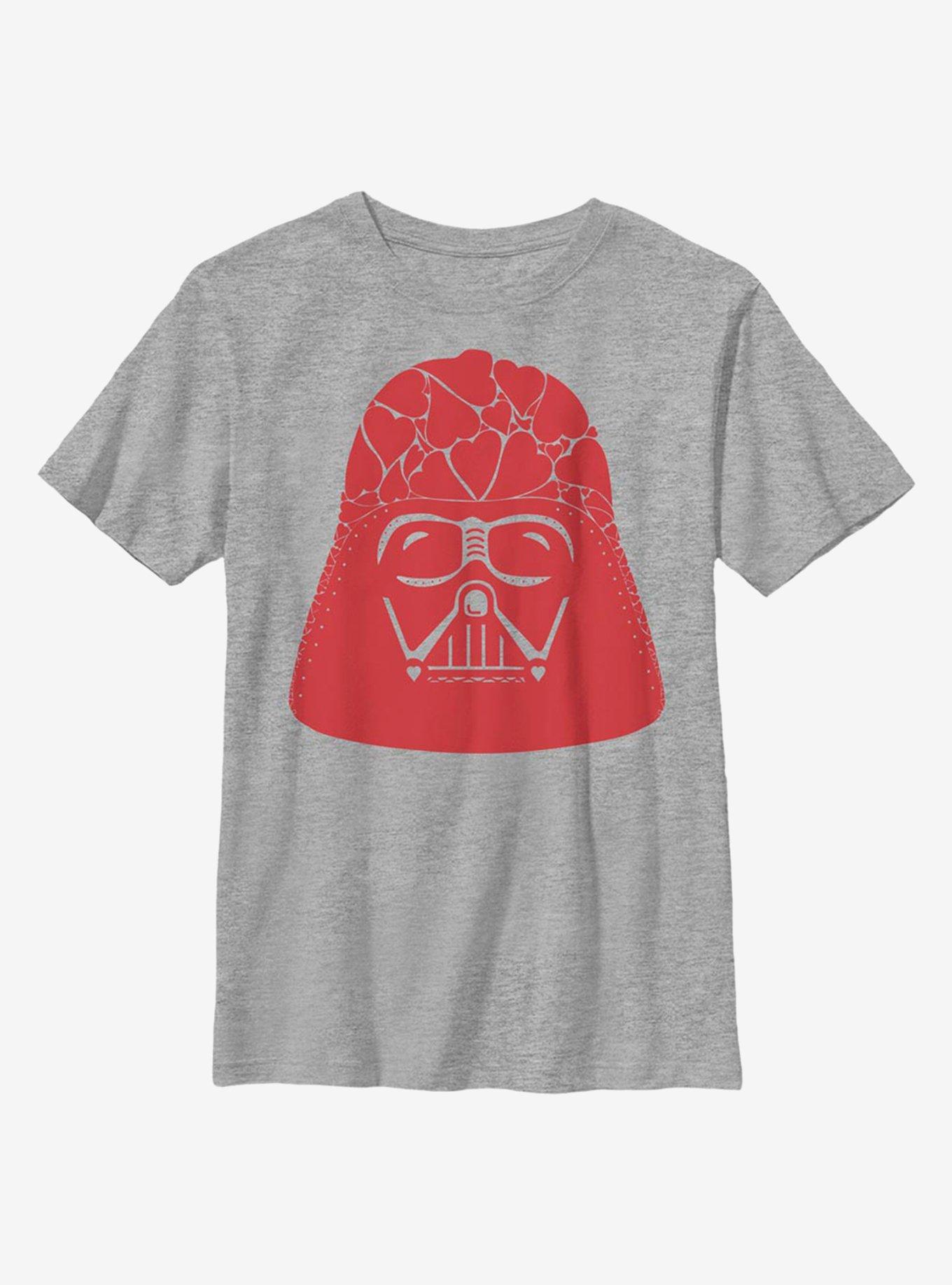 Star Wars Vader Heart Helmet Youth T-Shirt, , hi-res