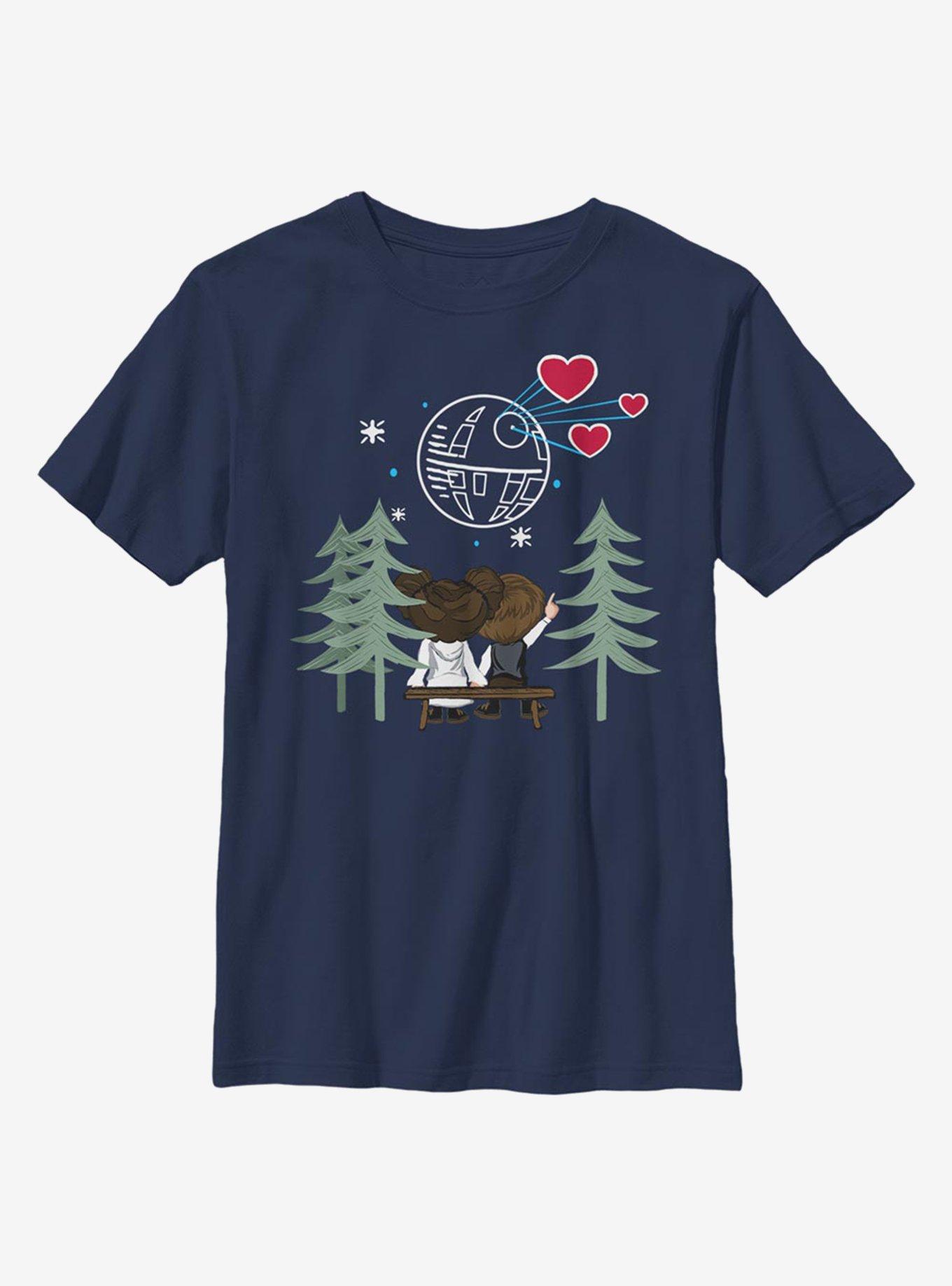 Star Wars Leia Han Valentine Youth T-Shirt, , hi-res
