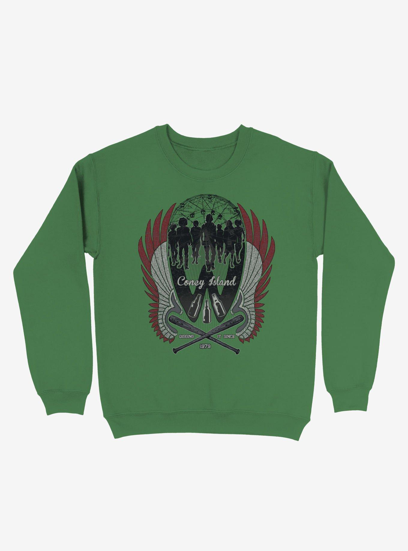 Warriors Are Home Coney Island Kelly Green Sweatshirt, , hi-res