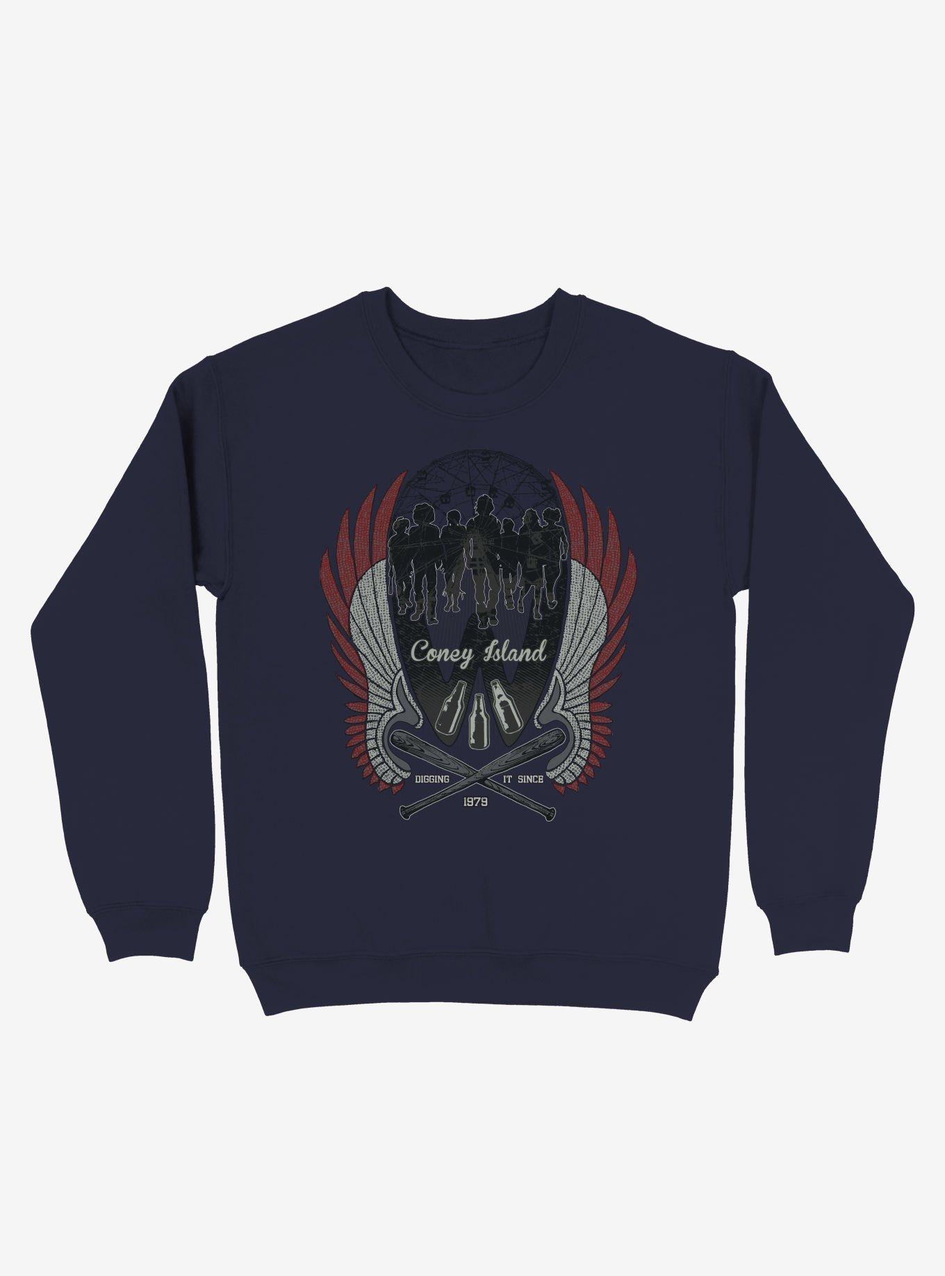 Warriors Are Home Coney Island Navy Blue Sweatshirt, , hi-res