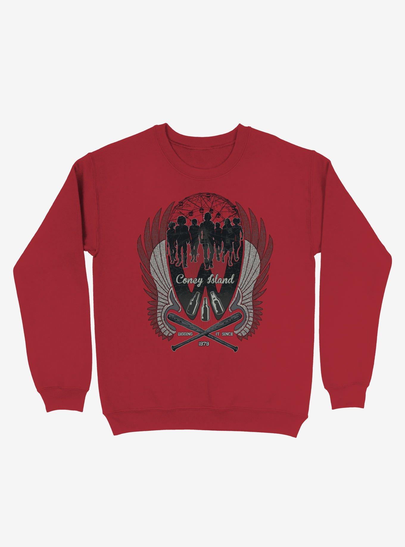 Warriors Are Home Coney Island Red Sweatshirt - RED | Hot Topic