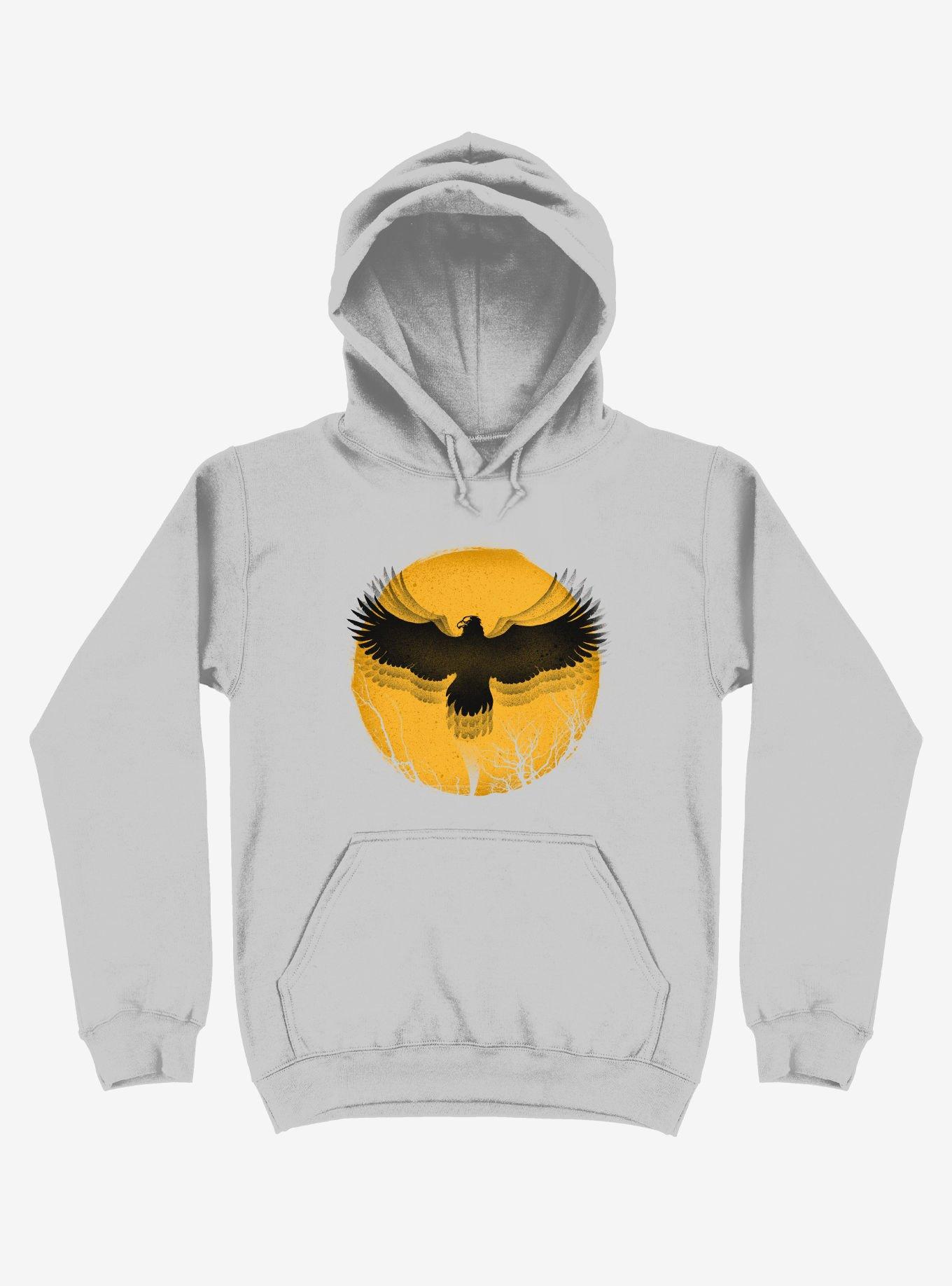Black Bird Thunder Sport Grey Hoodie, , hi-res