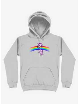Unicorn Holding Rainbow Sport Grey Hoodie, , hi-res