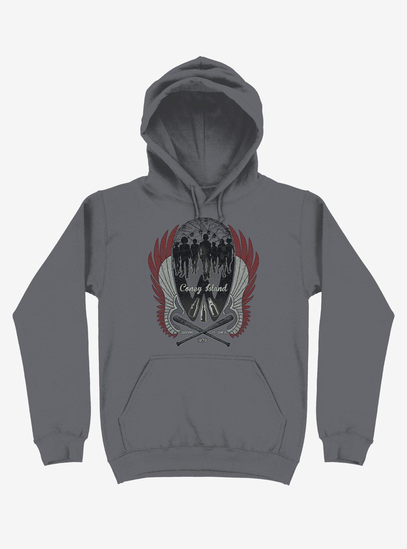 Warriors Are Home Coney Island Charcoal Grey Hoodie, CHARCOAL, hi-res