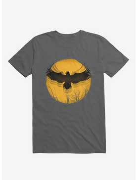 Black Bird Thunder Charcoal Grey T-Shirt, , hi-res