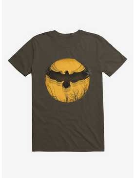 Black Bird Thunder Brown T-Shirt, , hi-res