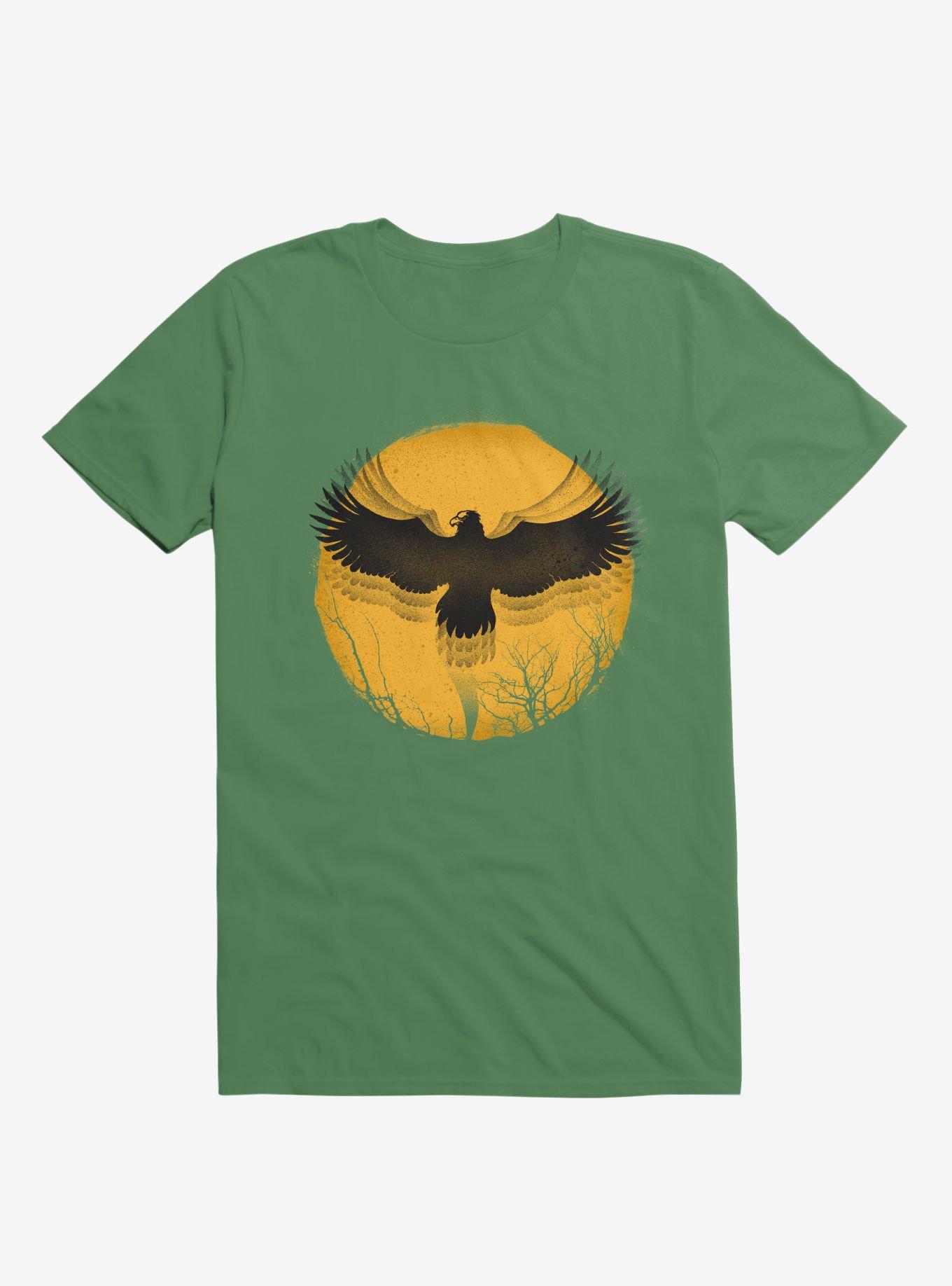 Black Bird Thunder Irish Green T-Shirt, , hi-res