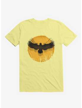 Black Bird Thunder Corn Silk Yellow T-Shirt, , hi-res