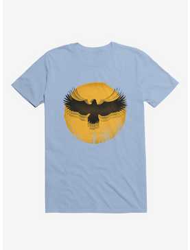 Black Bird Thunder Light Blue T-Shirt, , hi-res