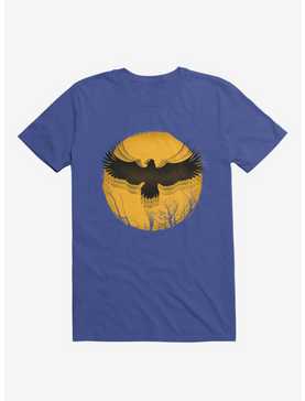 Black Bird Thunder Royal Blue T-Shirt, , hi-res