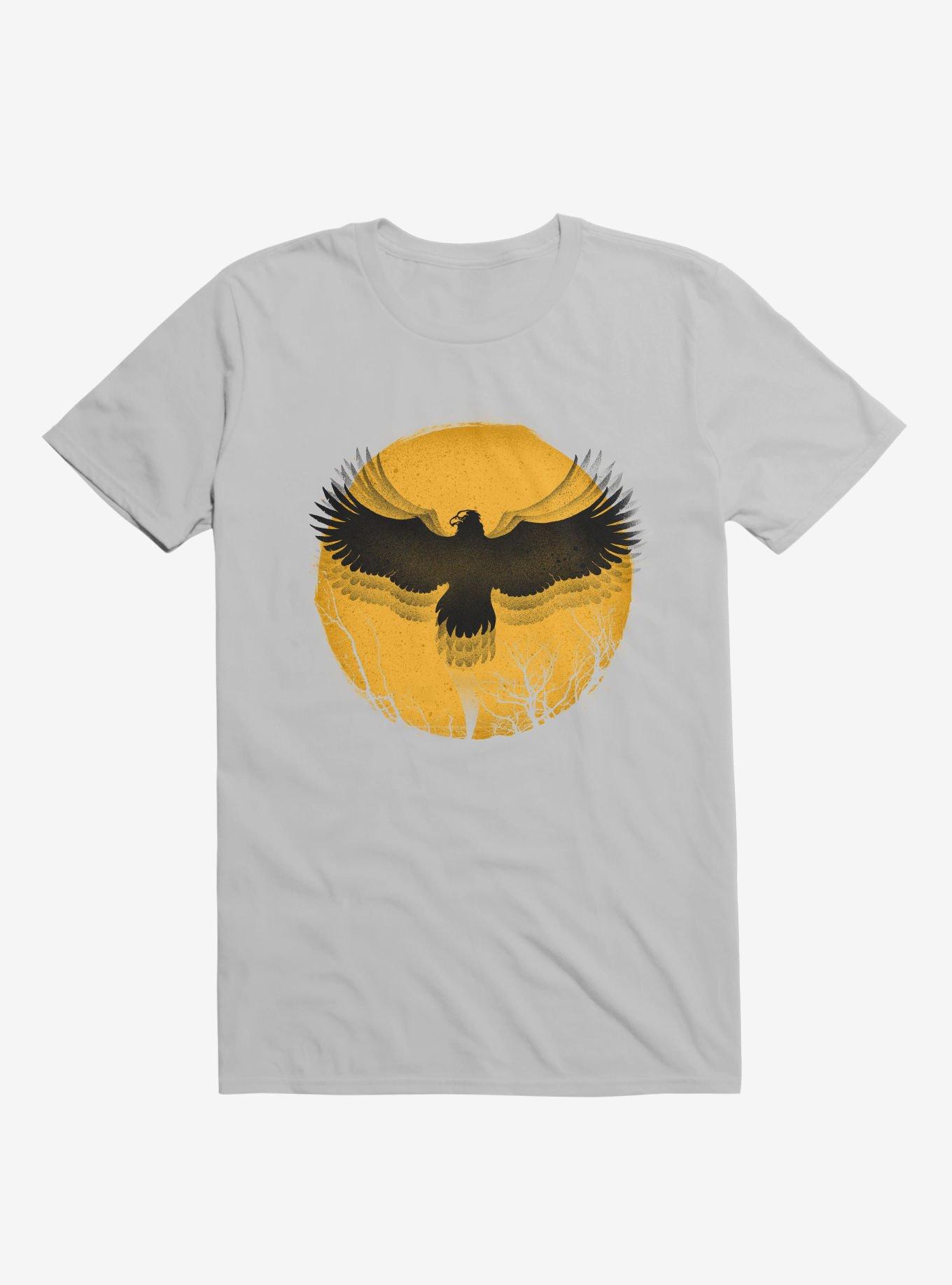 Black Bird Thunder Ice Grey T-Shirt, , hi-res