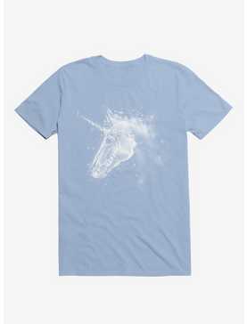 Space Constellation Unicorn Light Blue T-Shirt, , hi-res