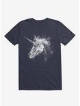 Space Constellation Unicorn Navy Blue T-Shirt, NAVY, hi-res