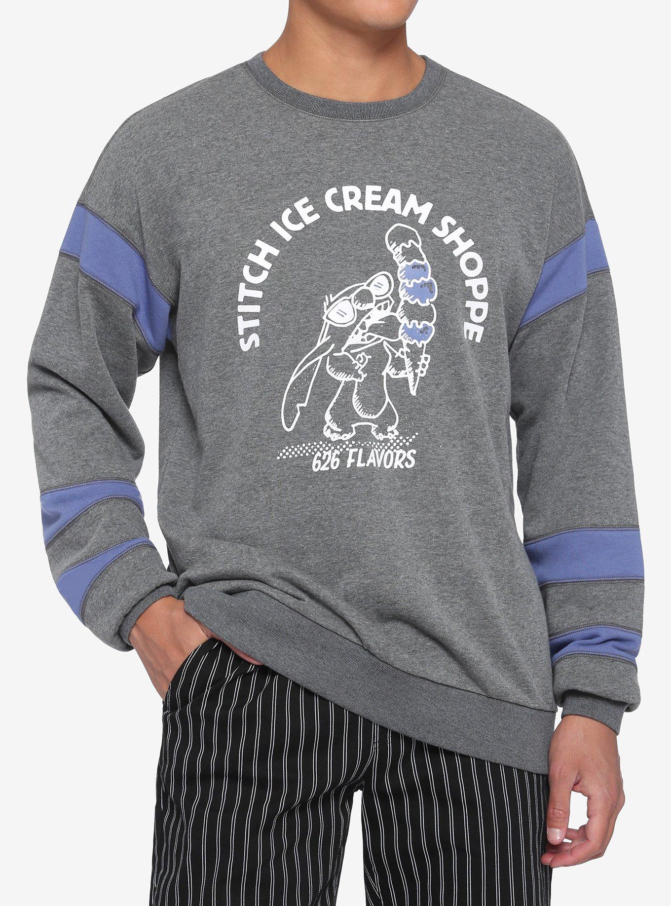 Disney Stitch Ice Cream Shoppe Sweatshirt, GREY, hi-res