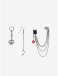 BTS Boy With Luv Cuff Earring Set, , hi-res