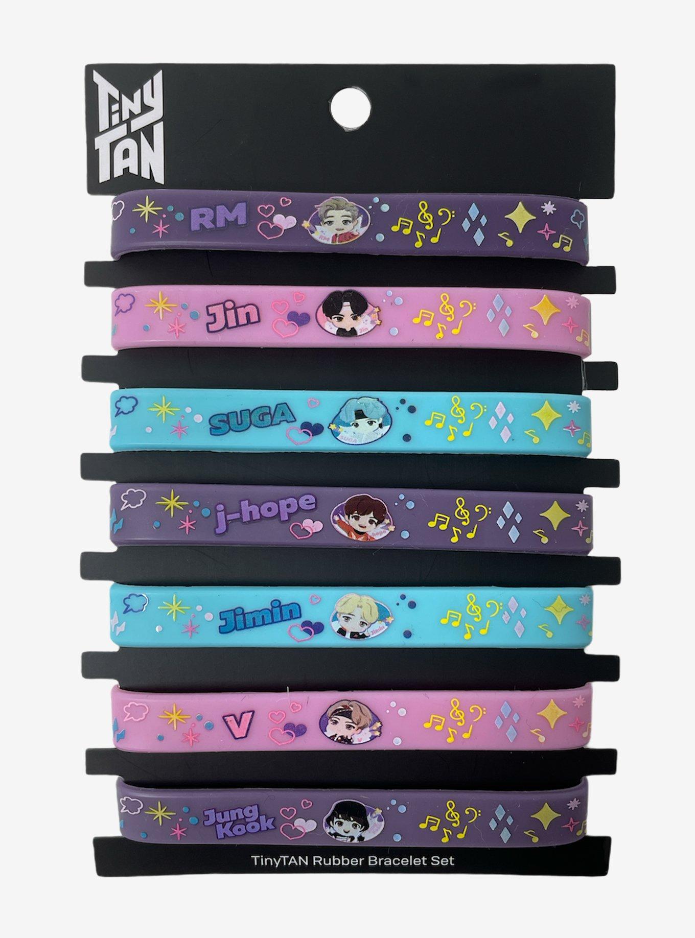 TinyTAN Characters Rubber Bracelet Set, , hi-res